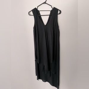 RW&Co black high/low dress